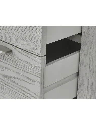 Tulip Small Sideboard - Grey Stain Oak