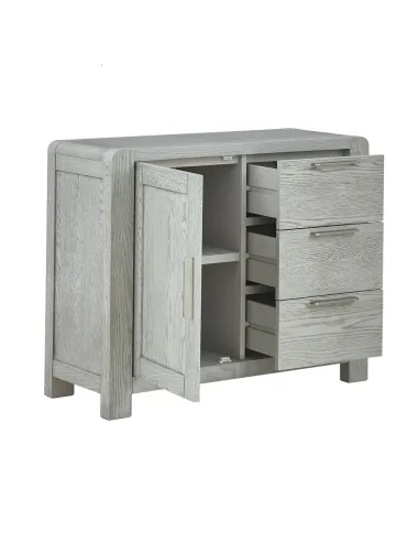 Tulip Small Sideboard - Grey Stain Oak