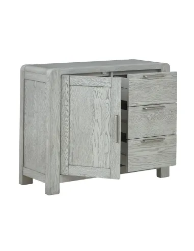 Tulip Small Sideboard - Grey Stain Oak