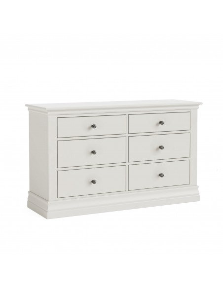 Weston 6 Drawer Chest - Grey Cotton