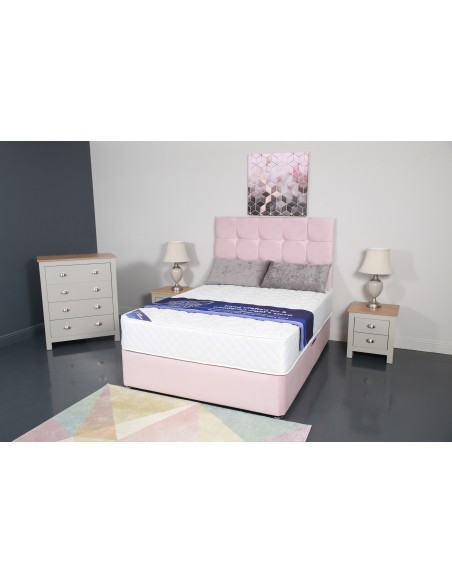 Dream World 4FT6 Divan Base - Various Colours