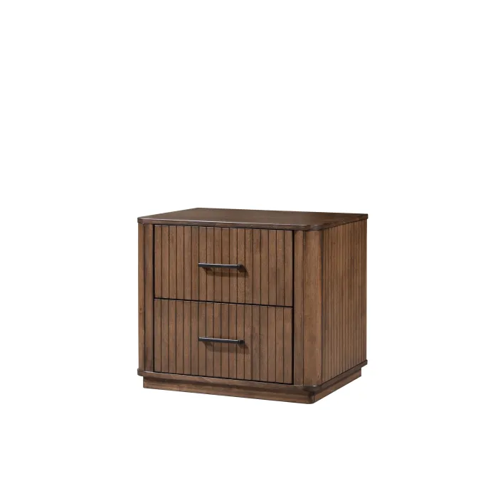 Vienna Bedside Locker - Walnut