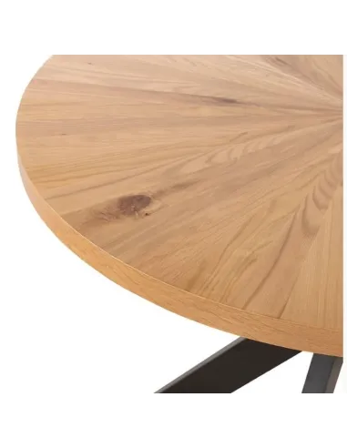 Century 1100 mm Round Dining Table - Oak