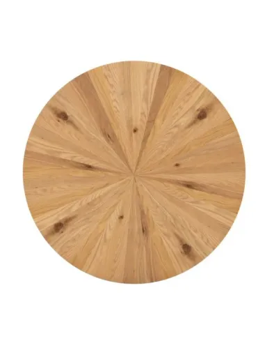 Century 1100 mm Round Dining Table - Oak