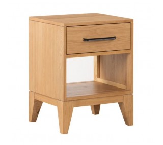 Century Nightstand - Oak/Black