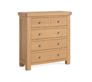 Gia 2+3 Drawer Chest - Oak