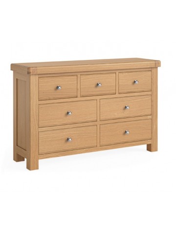 Gia 3+4 Drawer Chest - Oak