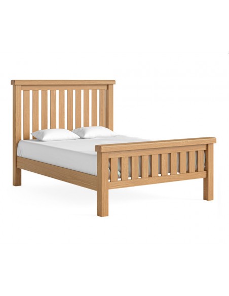 Gia 4FT6 Slatted Bedframe - Oak