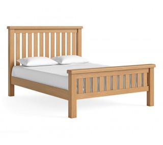 Gia 5FT Slatted Bedframe - Oak