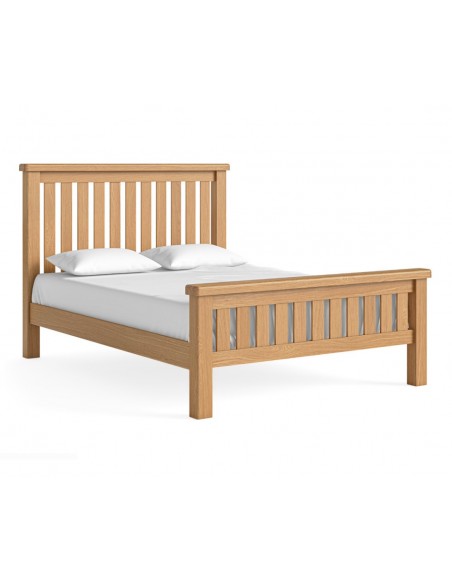 Gia 5FT Slatted Bedframe - Oak