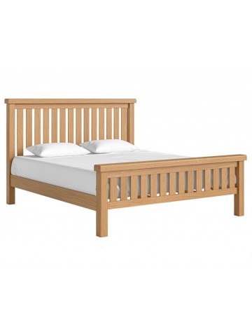 Gia 6FT Slatted Bedframe - Oak