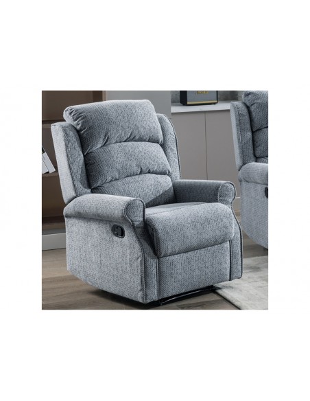 Drancy Electric Armchair  - Steel Blue