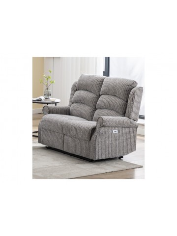 Drancy 2 Seater Electric Recliner Recliner Sofa - Latte