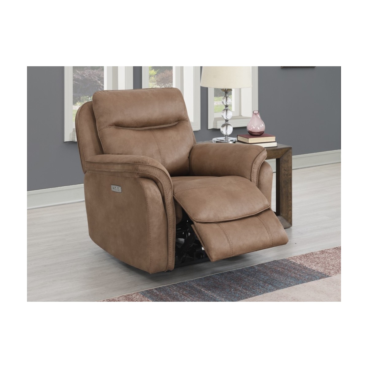 Camilla Electric Recliner Armchair - Sahara Fabric