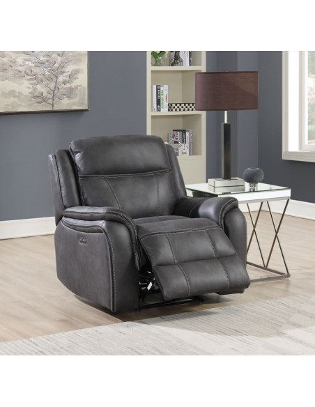 Lara Electric Armchair - Slate