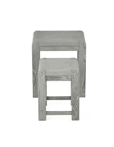 Tulip Nest of Tables - Grey Stain Oak