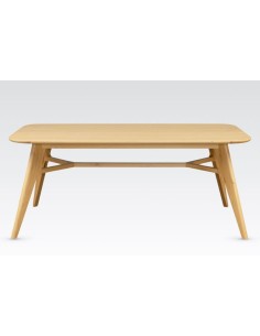 Carrington 180cm Fixed Dining Set - Oak 2