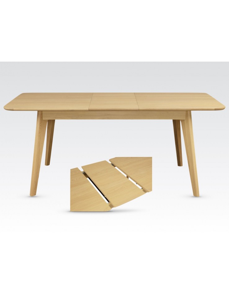 Oak look online dining table