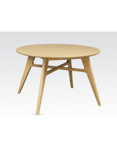 Carrington 120cm Round Dining Table - Oak