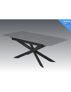 Azzurra Dining Table - Sintered Stone/Grey