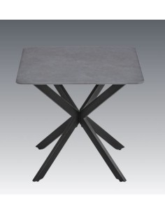 Azzurra End Table - Sintered Stone/Grey