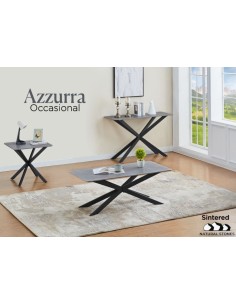 Azzurra End Table - Sintered Stone/Grey 2