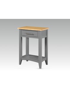 Galloway Telephone Table - Slate Grey/Oak