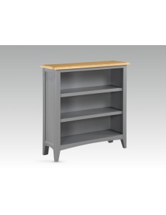 Galloway Small Bookcase - Slate Grey/Oak
