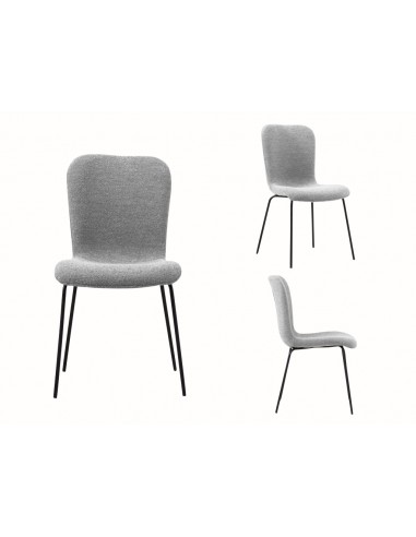 Pale grey shop dining chairs