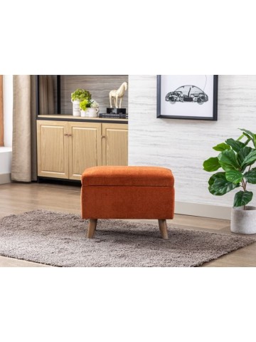 Granada Footstool - Rust