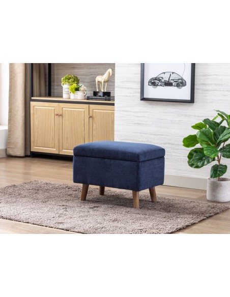 Granada Footstool -Navy