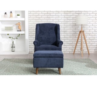 Granada Fireside Chair - Navy