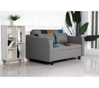 Celeste Sofa Bed - Yellow/Blue Patchwork | sofa, sofas, sofa ireland, sofa wexford, sofa dublin, sofa furniture store, sofa online, cheap sofas ireland, sofa bed dublin, 2 seater sofa ireland
