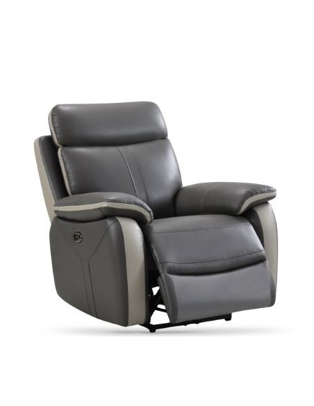 Covington Electric Reclining Armchair - Dark Grey