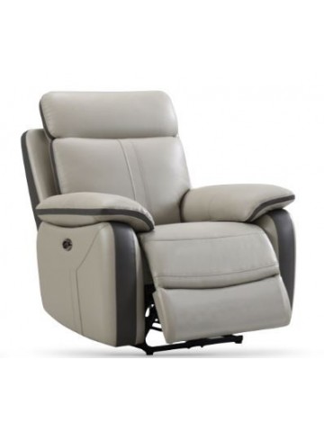 Covington Electric Reclining Armchair - Light Grey