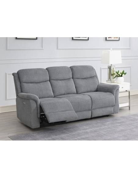 Faringdon Electric 3 Seater Sofa - Grey