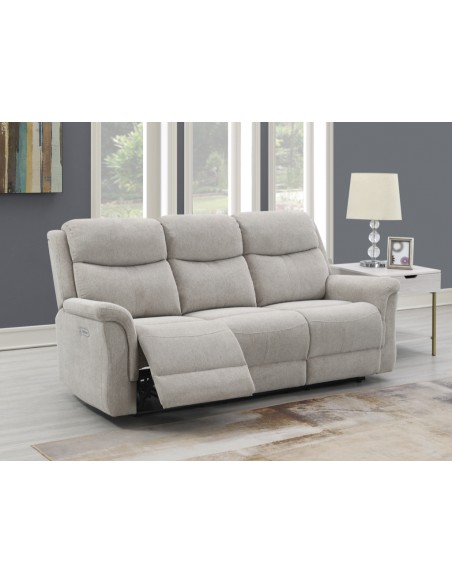 Faringdon Electric 3 Seater Sofa - Beige