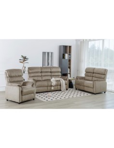 Savoy Fixed 3+1+1 Sofa Set - Taupe