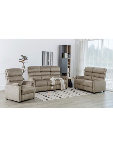 Savoy Fixed 3+2 Sofa Set - Taupe
