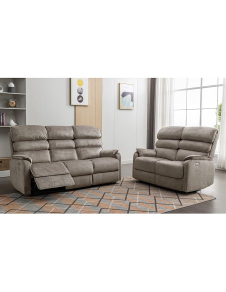 Savoy Electric 3+2 Sofa Set - Taupe
