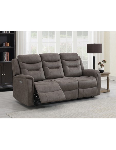 Harrogate Electric 3 Seater Seater Sofa - Brown