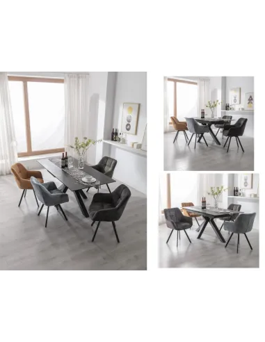 Jade Dining Chair - Charcoal KD