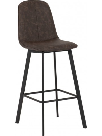 Quebec Bar Stool - Brown PU