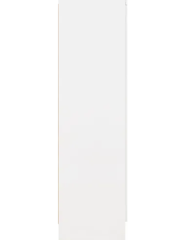 Nevada 2 Door All Hanging Wardrobe - White Gloss