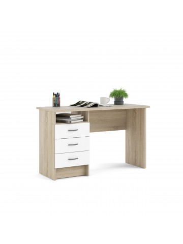 Function Plus Desk - Oak/White