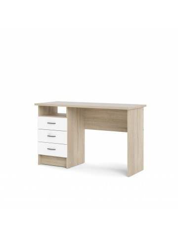 Function Plus Desk - Oak/White