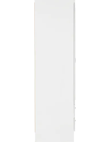 Nevada 4 Door 2 Drawer Wardrobe - White Gloss
