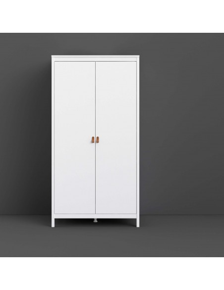 Madrid 2 Door Wardrobe - White