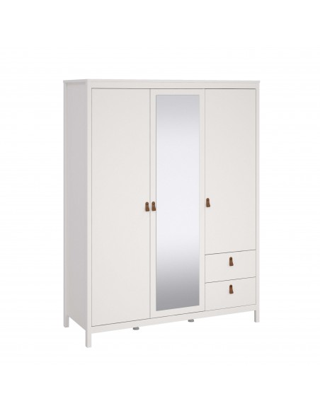 Madrid 2 door 2 Drawers Wardrobe - White