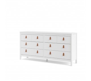 Madrid 4 Over 4 Chest  - White